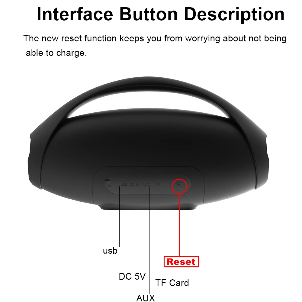 HOPESTAR H31 портативный Bluetooth динамик сабвуфер 30 Вт большой мощности Бумбокс Водонепроницаемый Открытый Колонка беспроводной FM Радио стерео бас