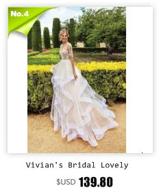 Vivian's Bridal Элегантное свадебное платье с цветочным принтом сексуальное платье с двойным v-образным вырезом и коротким шлейфом из мягкой органзы Vestido-De-Novia Robe-De-maripe