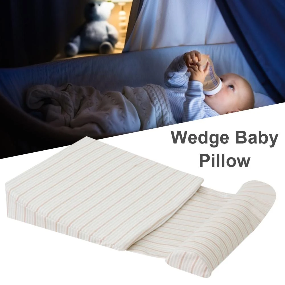 Almohada de cuña para bebé, de algodón antireflujo para cuna y leche, cojín de posicionamiento para dormir|Funda - AliExpress