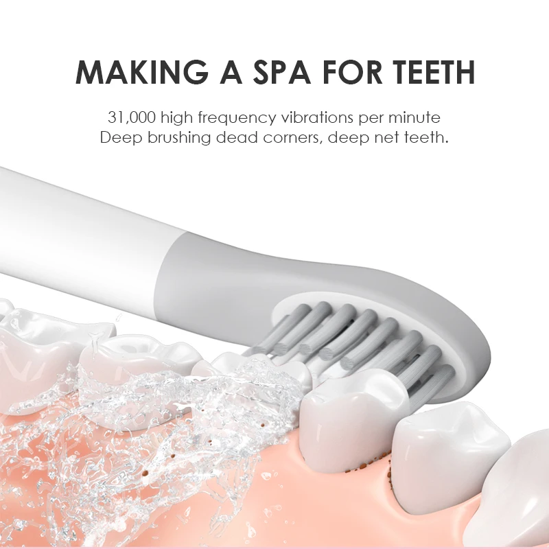 Xiaomi Electric Toothbrush Ultrasonic toothbrushes Rechargeable waterproof toothbrush Oral Hygiene dental care PINJING EX3 Xiaomi Electric Toothbrush Ultrasonic toothbrushes Rechargeable waterproof toothbrush Oral Hygiene dental care PINJING EX3