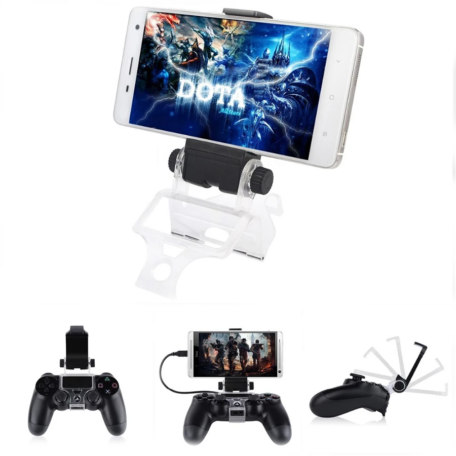 For Sony PS4 Playstation 4 4 Mobile Phone Support Holder Clip Gaming Accessories Game Gear Gamepad Joystick|Replacement Parts & Accessories| AliExpress