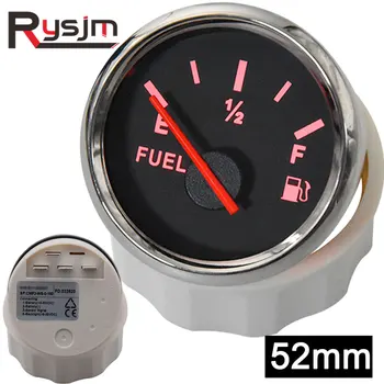 

HD Car Pointer Fuel oil Level Gauge Electrical Digital Fuel Level oil Gauge 0-190 ohm for Boat Car Truck RV Camper Waterproof