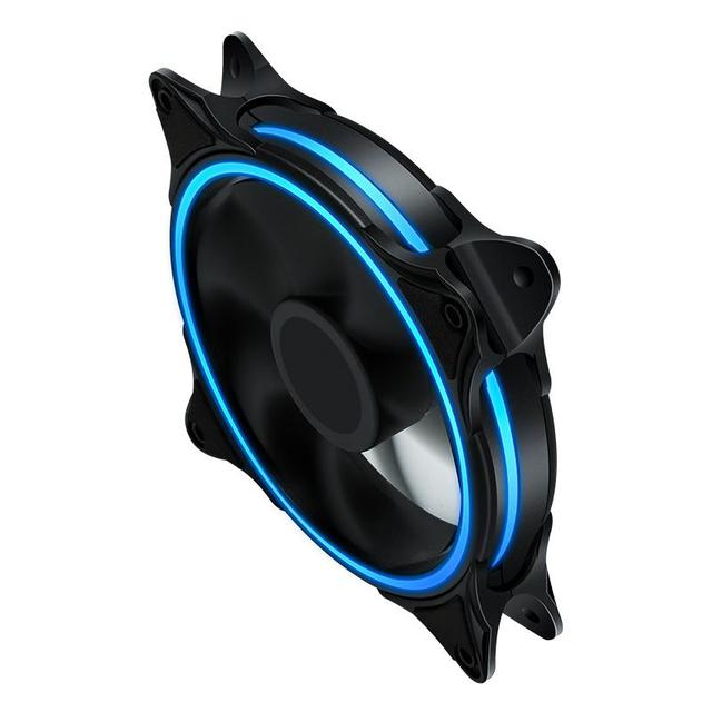 Desktop PC Computer Ultra Silent LED Cooling Fan Radiator 12cm Quiet PC CPU Cooler Chassis Fan Three Aperture 3pin+4pin