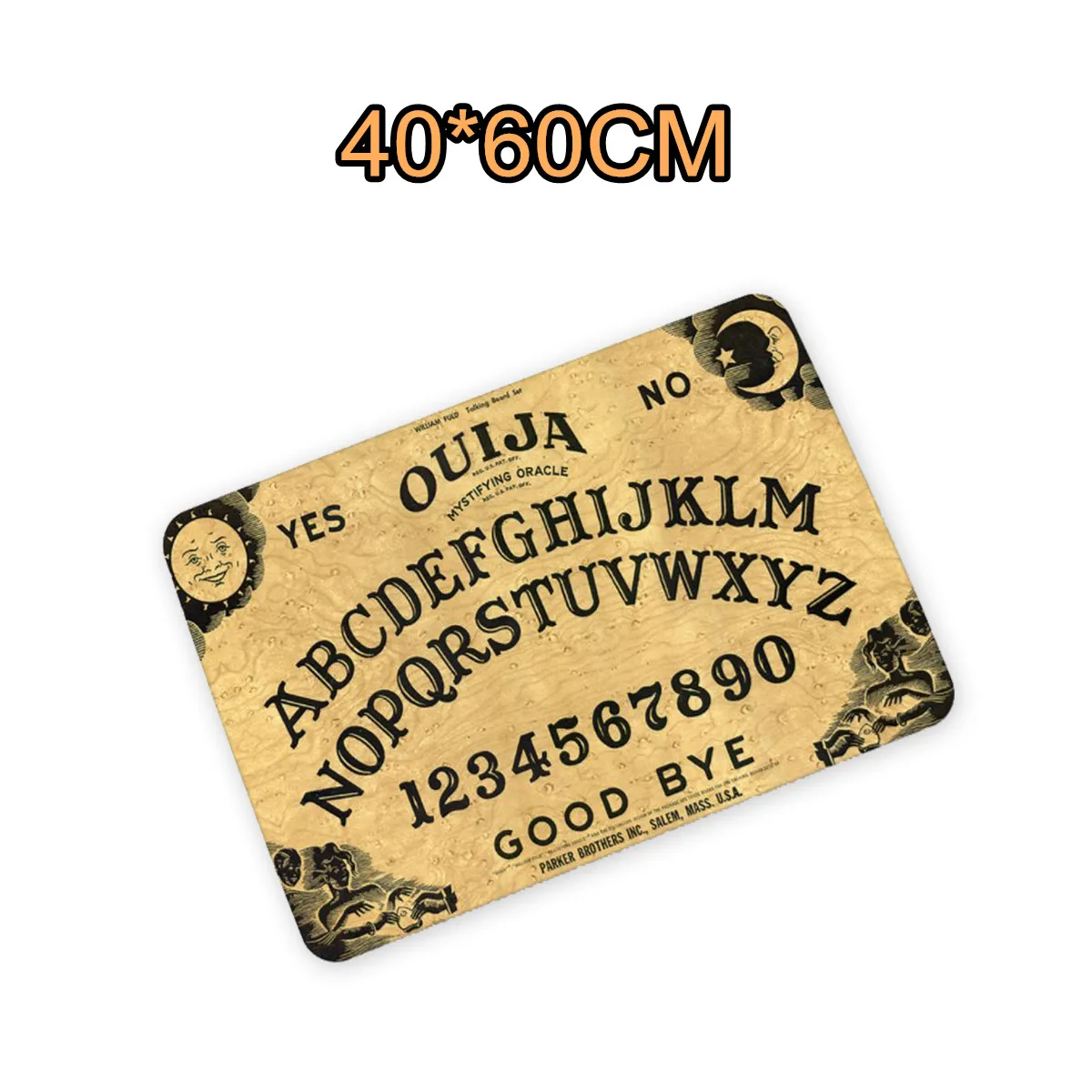 2 размера Ouija доска из полиэфирного волокна дверной коврик художественный дизайн напечатанный ковер пол зал спальня классный коврик нескользящий модный ковер