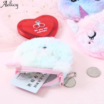 

Aelicy Cute Cat Flannel Coin Purse Plush Panelled Purse Shopping Hand Take Bag Storage Case Organizer Monedero De Franela NEW