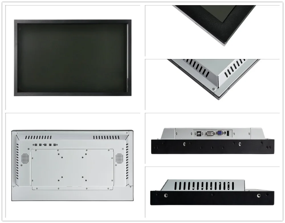 10,4 дюймовый ИК сенсорный монитор, 2-10 точек касания, 800*600, 400 нит, VGA/DVI, активная область 211,2*158,4 мм, OB104-IPF02