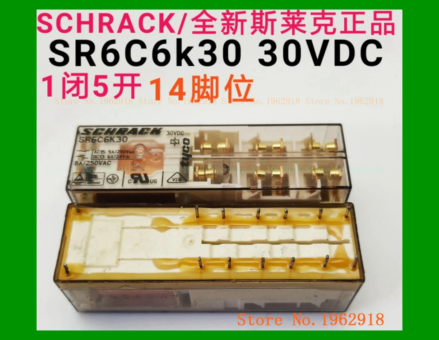 

SR6C6K30 30VDC 8A 14