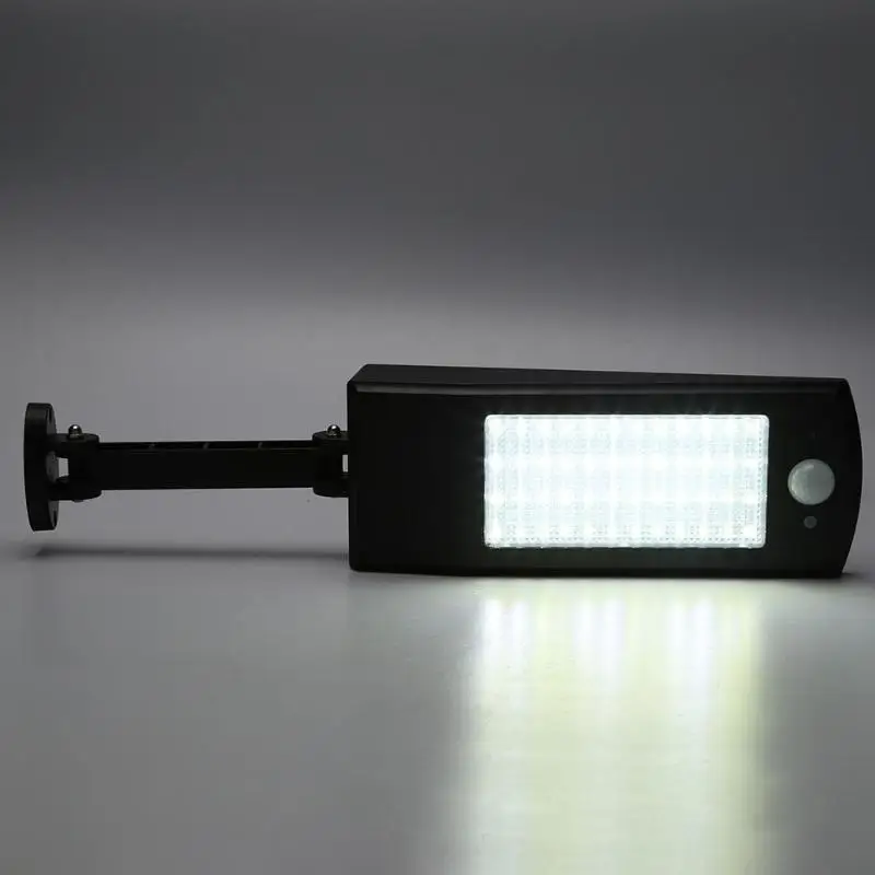 48LED Солнечный настенный светильник с датчиком движения, уличный светильник с дистанционным управлением