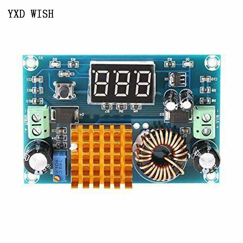 Постоянного тока, Повышающий Модуль 3 V-35 В до 5 в пост-45 в цифровой DC-DC преобразователь Step Up Модуль повышающий преобразователь постоянного тока с доска 5A Мощность размер можно регулировать для Напряжение