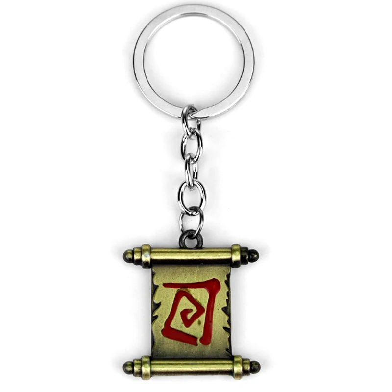 Игровой Dota 2 Town Portal брелок с прокрутки классический логотип квадратная форма