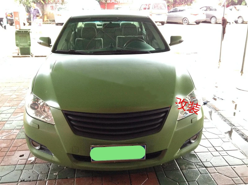 Используется для toyota camry racing grills 2006 07 08 09 год глянцевый углеродного волокна Refitt Передняя Центральная гоночная решетка крышка аксессуары
