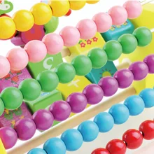 Детские Развивающие игрушки, строительные блоки для детей в возрасте от года до года, для девочек, для детей раннего возраста, игрушка с бусинами