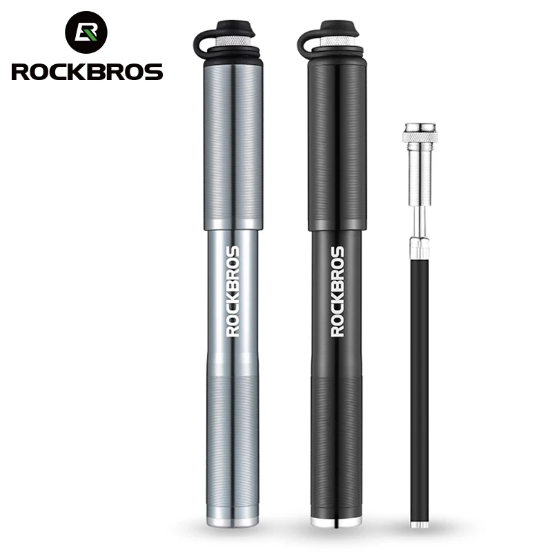 ROCKBROS велосипедный насос из алюминиевого сплава мини портативный легкий воздушный насос для езды на велосипеде шиномонтаж высокого давления Schrader Presta