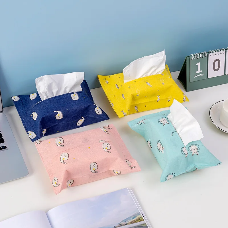 

Liancheng Fabric zhi jin dai Creative Cartoon Ma Hanging Tissue Dispenser Case Bedroom Bedside Table Storage Paper Extraction Bo
