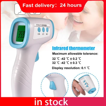 

Forehead Ear Thermometer Digital Infrared Temporal Thermometer for Babies Kids Adults Instant Accurate Reading For Dropship