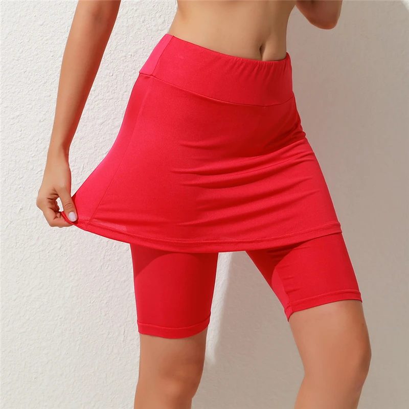 Fashion Quickly Dry Tennis Golf Skort Active Swim Swimwear Bikini Bottom Sport Running Dance Safety Skirt Dress Trousers Women aybl leggings