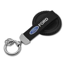 Плетеный кожаный брелок для ключей, автомобильный брелок для Ford focus 2 3 mk2 mk3 ranger fiesta fusion kuga mondeo mk4, аксессуары