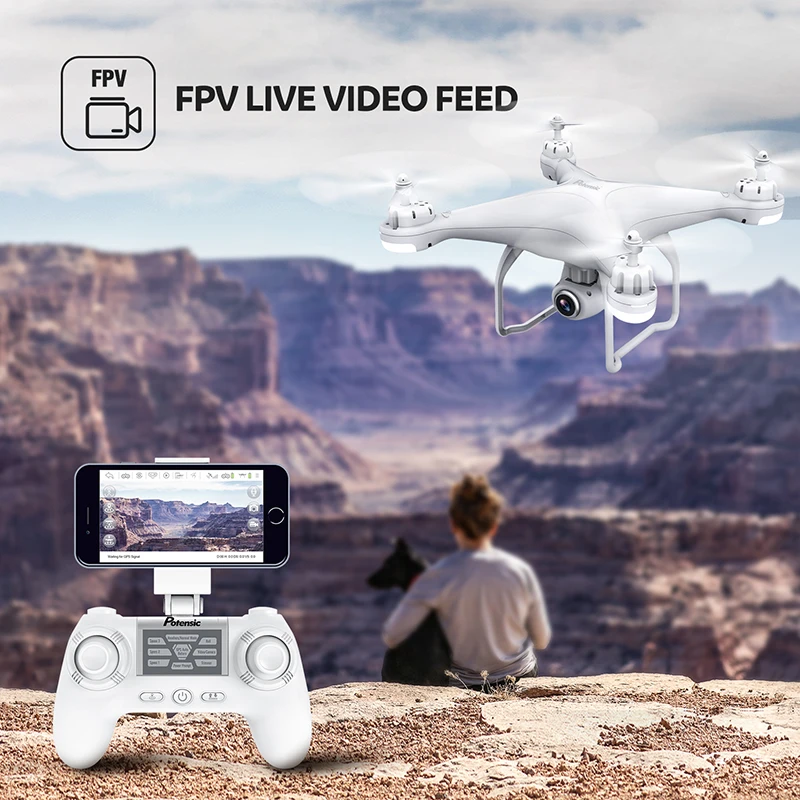 Potensic T25 HD камера Радиоуправляемый Дрон Квадрокоптер с камерой время полета Hlicopter с режимом удержания высоты головы детские игрушки