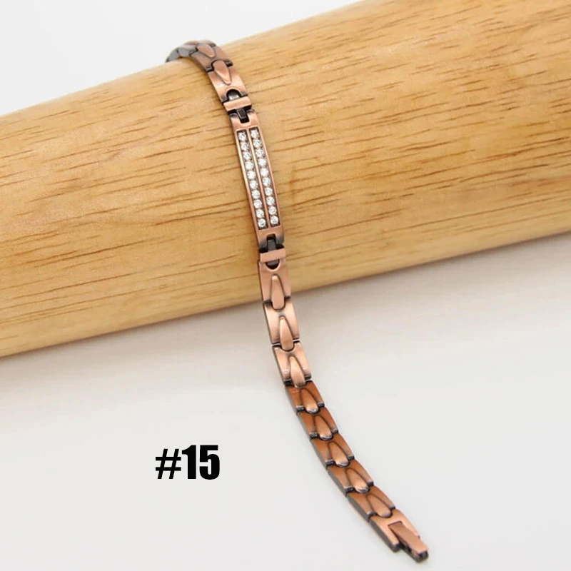 Vintage Copper Magnetic Bracelets For Women Pain Relief Pure Copper Adjustable Bio Energy Blood Pressure Accessory Bracelet