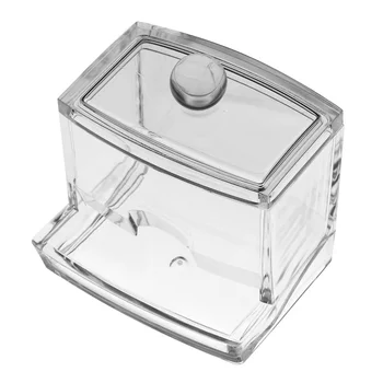 

Durable Transparrent Clear Acrylic Jewelry & Cosmetic Tips Dust-free Cotton Bud Storage Display Box