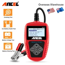 Ancel BA101 Автомобильный Аккумулятор Тестер 12 В Цифровой Анализатор Аккумулятора Анализатор Автомобиля Диагностический