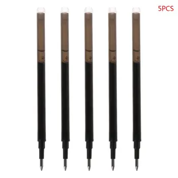 

5pcs Black Green Blue Red Ink Erasable Gel Pen Refills Rods Large Capacity Writing Replacement School Supplies Stationery