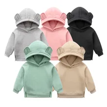 Orangemom – Sweat à capuche épais pour enfants, vêtement d'hiver et de printemps, bébés garçons filles, style coréen