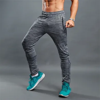 

Summer Thin Men's Sports Fitness Pants Slim Breathable Straight Running MAGGIE'S WALKER Gradient Stripes Training Basketball Gym