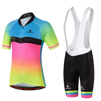 

MILOTO Pro Summer Cycling Jersey Set Mountain Bike Clothing MTB Bicycle Clothes Wear Maillot Ropa Ciclismo Women Cycling Set ODM