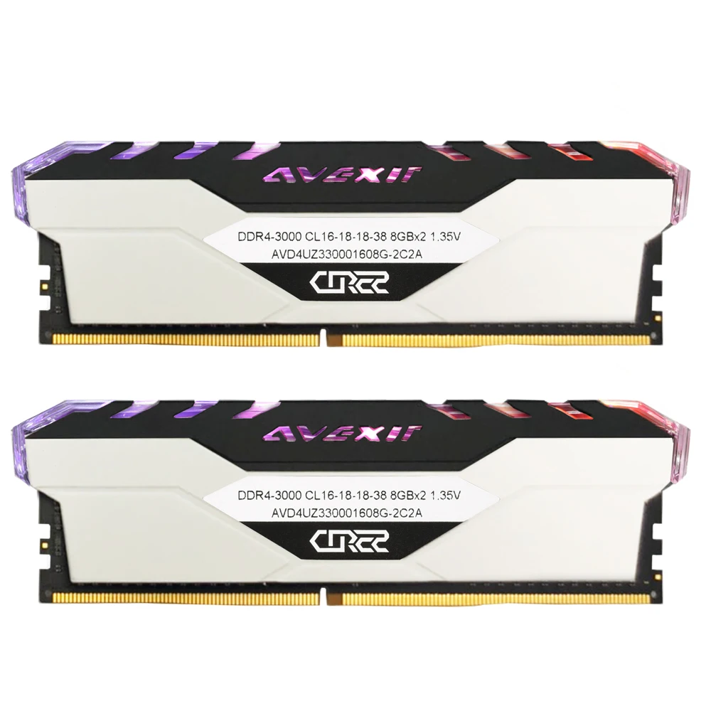 Avexir Core 2 ddr4 8 Гб 3000 МГц RGB DIMM 2666 3200 16 pc4 ram de escritorio memoria placa base soporte|Оперативная память| |