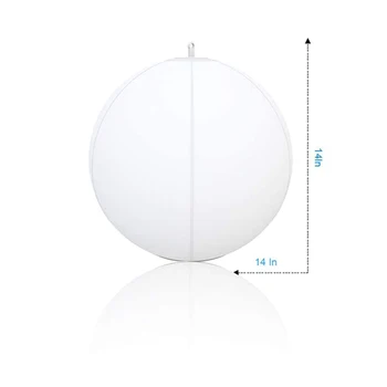 

36cm Solar LED Lights Inflatable Floating Pool Waterproof Hangable Ball for Pond Pool Beach Wedding Patio Outdoor Lighting WWO66
