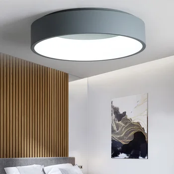 

Black/white/Gray Minimalism Modern LED ceiling lights for living room bed room lamparas de techo LED Ceiling Lamp light fixtures