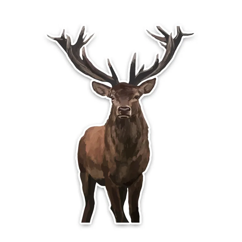

Cute and Creative Cartoon Animal Deer Car Sticker Decal Novelty Decoration Graphic PVC 11CM*15CM