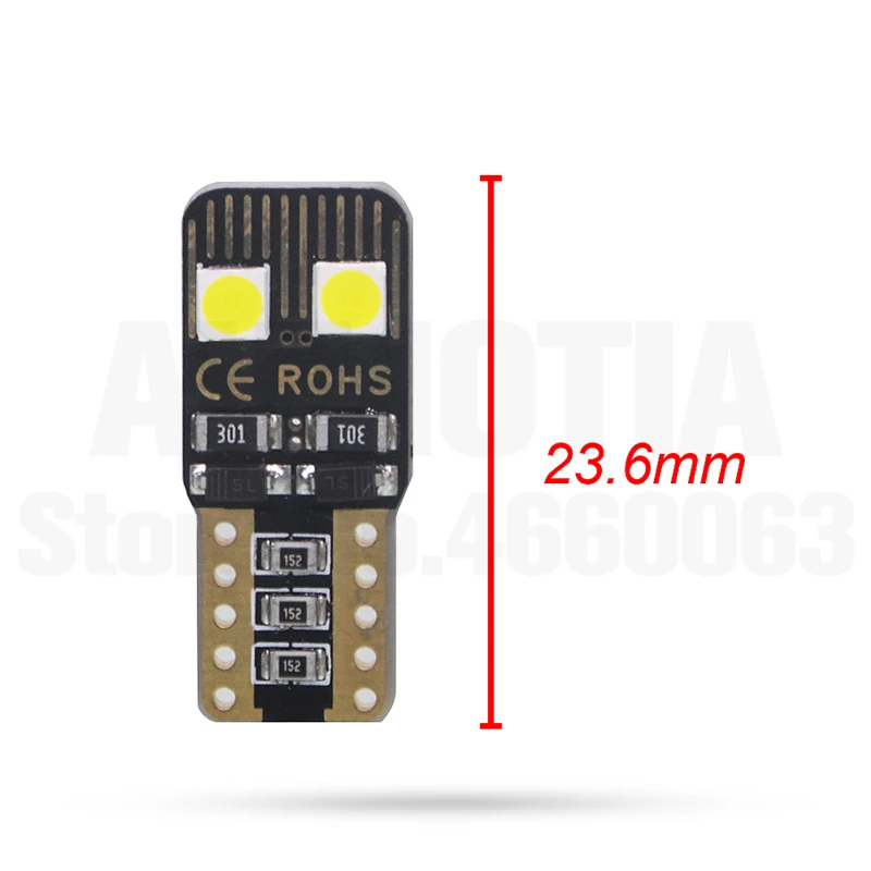 1000 шт. T10 W5W интерьера автомобиля светильник s 194 501 led 3030 инструмент SMD светодиодные лампы купол светильник 12V 6000K