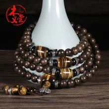 Бруней тайна масло в возрасте чэнсян Будда браслет из бисера 108 штук подлинный Chenxiang браслет для мужчин и женщин