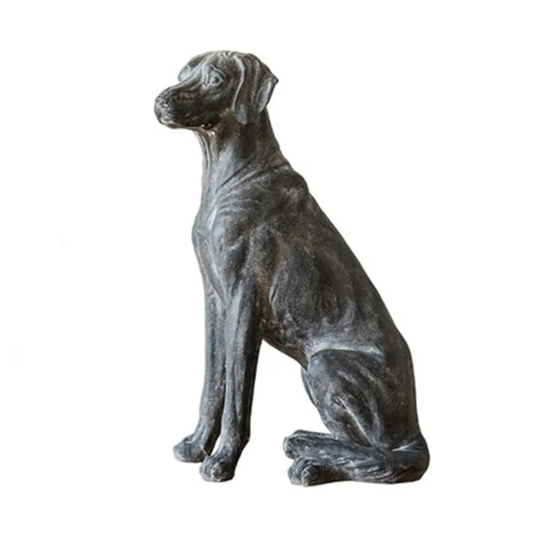 

1/1 Simulation Animal Cute Dog Labrador Statue Resin Art Craft Action Figure Model Collectible Decoration Christmas Gift Toy