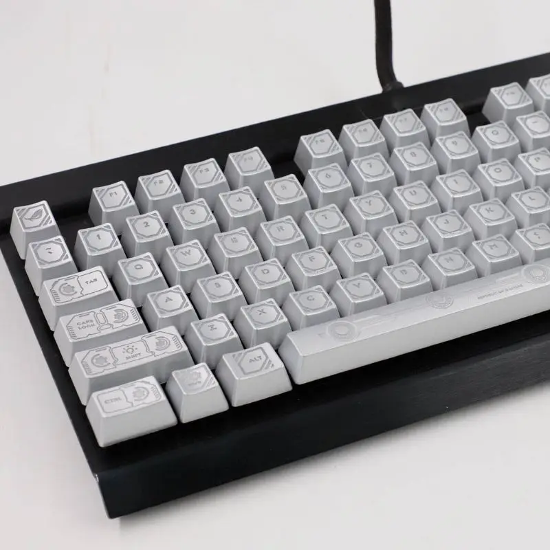 RGB 104 Keycaps ANSI Layout OEM ABS исходный код Shot с подсветкой Keycap для Cherry MX gh60 poker 87 104 механическая клавиатура