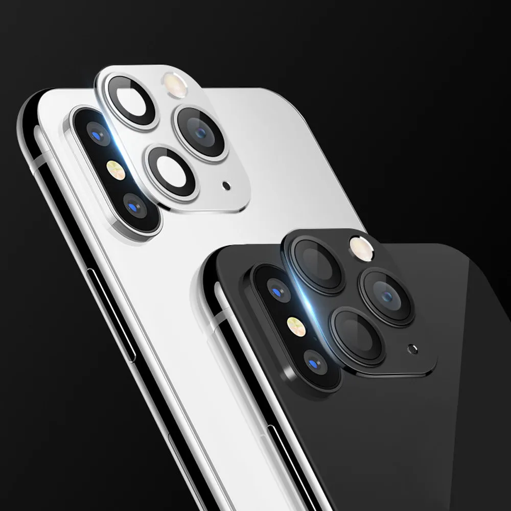For iPhone X XS MAX Seconds Change For iPhone 11 Camera Lens Screen Protector Second generation lens film metal lens sticker #B