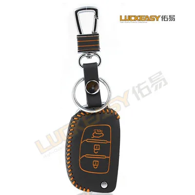 Luckeasy для hyundai elantra mistral fold IX35 2013 чехол для автомобильного ключа, держатель для ключей из крафт-бумаги, первый слой 2013, чехол для ключей key2a - Название цвета: Цвет: желтый