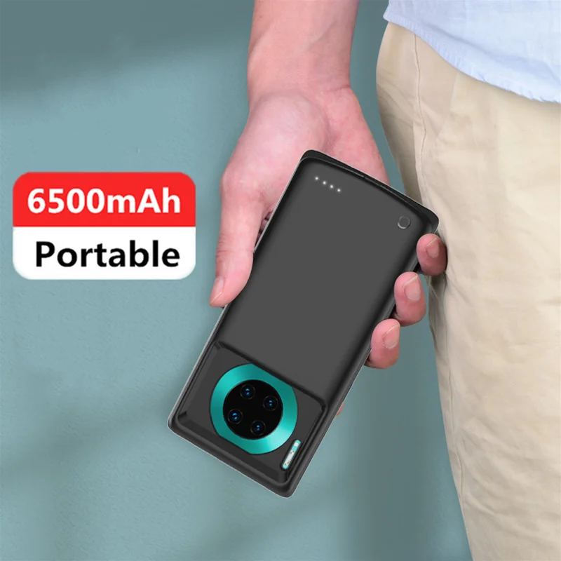 6500 мАч переносной корпус питания для huawei mate 30 Чехол с задней застежкой для huawei mate 30 Pro power Bank чехол для зарядного устройства