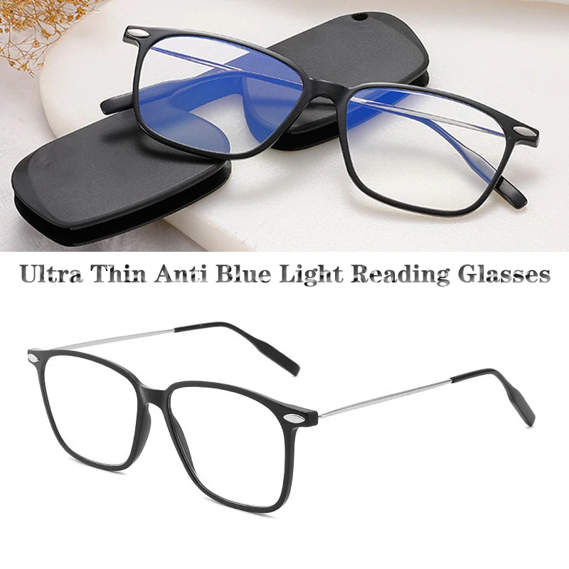 

New Ultra-Light Ultrathin Reading Glasses Blocking Blue Light Reading Glasses Women Men Anti Blue Light Presbyopia Eyeglasses