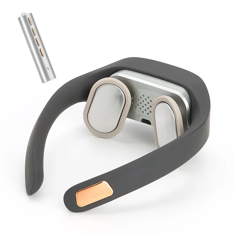 

Smart Cervical Spine Massager Wireless Remote Control Hot Compress Pulse Head Shoulder Neck Guard Silicone Material