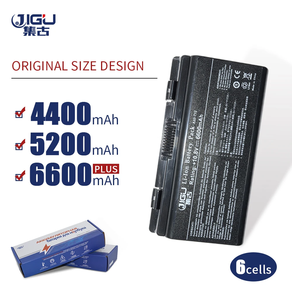 JIGU запасной аккумулятор для ноутбука asus 90 NQK1B1000Y A32 T12 32 X51 X51H X51L X51RL T12Jg T12Ug T12Er T12Fg