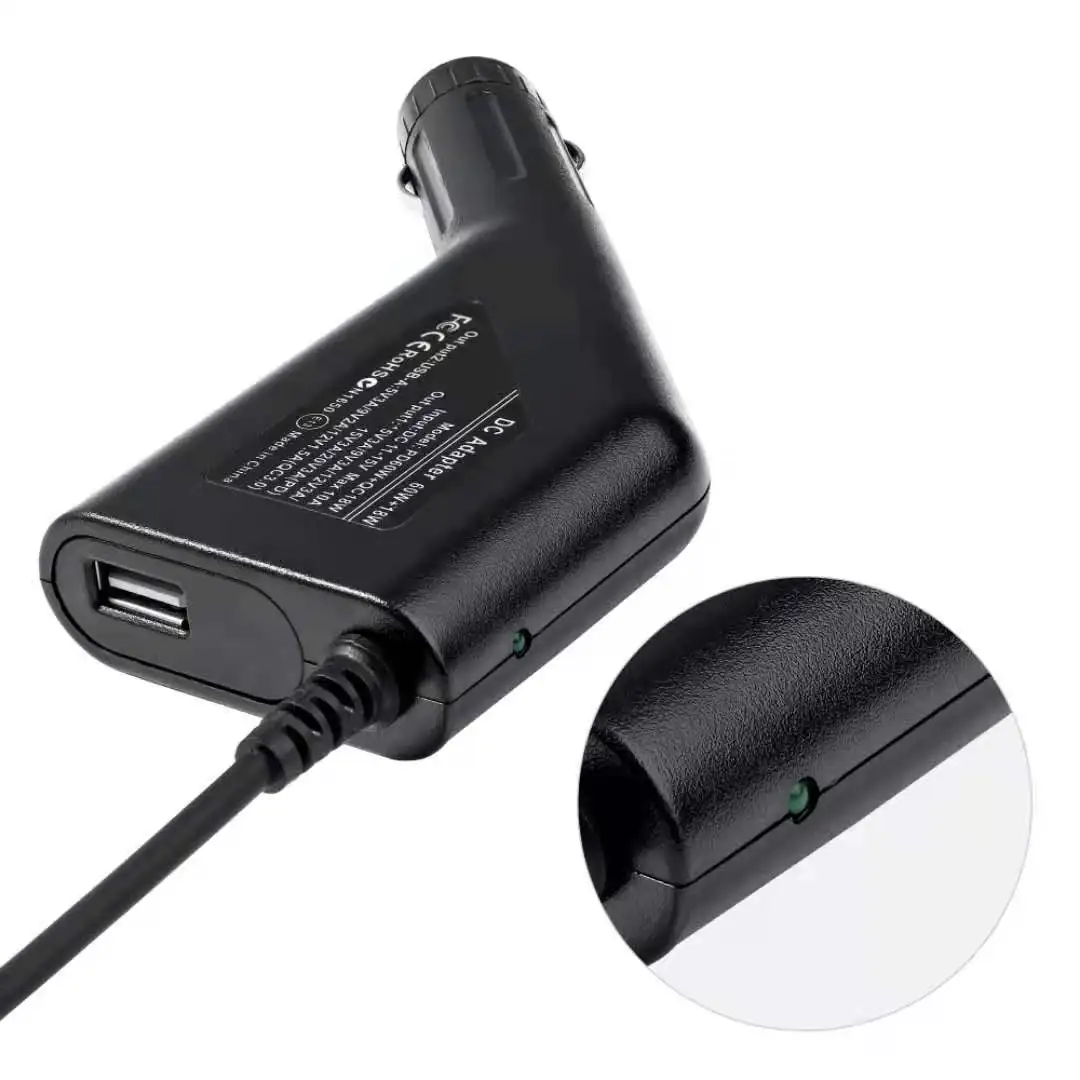20V 3.25A Laptop Car Dc Adapter Charger Power Supply for Lenovo Thinkpad X200 X201 X220 X230 X300 X301 X300s 5V 2.1A USB Charger power adapter laptop charger