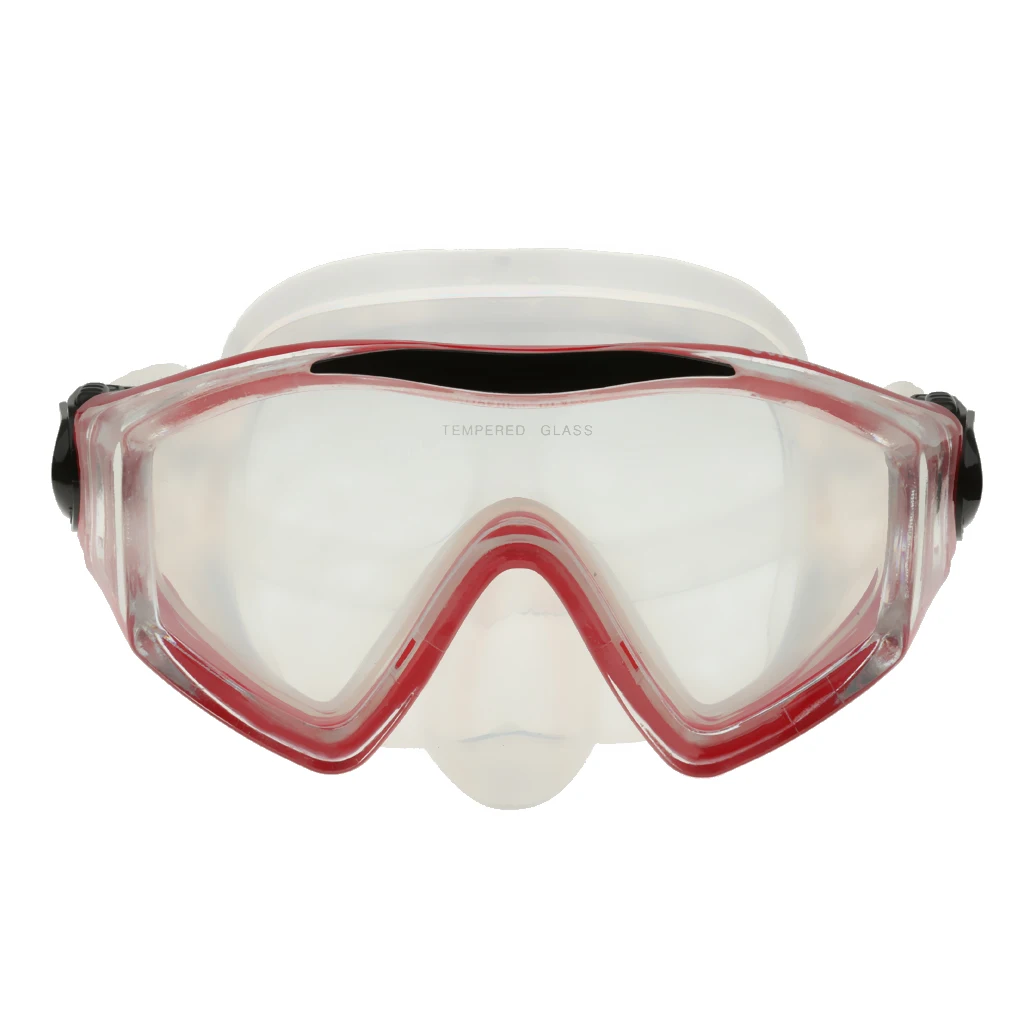 Underwater 30M Diving Glasses Goggles Mask Snorkeling Scuba Equipment Red