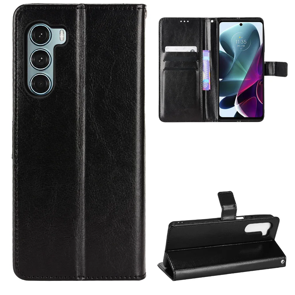 For Motorola Moto G200 5G Case Flip Luxury Wallet PU Leather 
