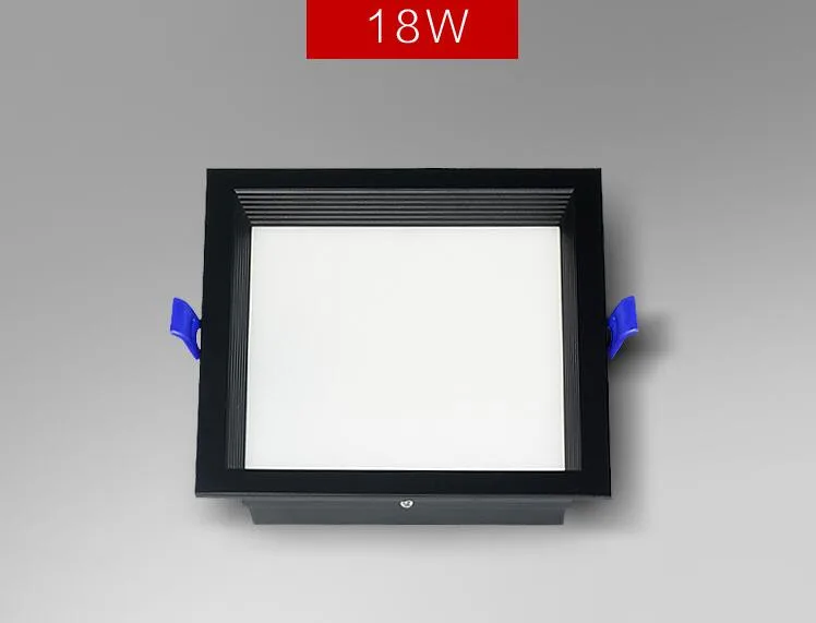 1pcs Led Panel Dimmable Recessed led downlight 12W 18W 24w 30w Square LED Spot light led ceiling lamp AC110V 220V
