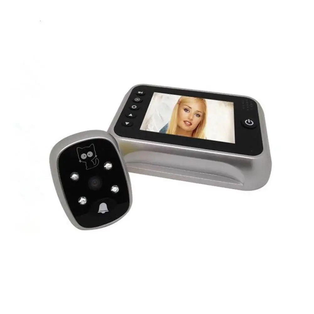 

3.5 Inch Smart Electronic Cat Eye Video Doorbell Visual Cat Eye with Infrared Night Vision Camera Function