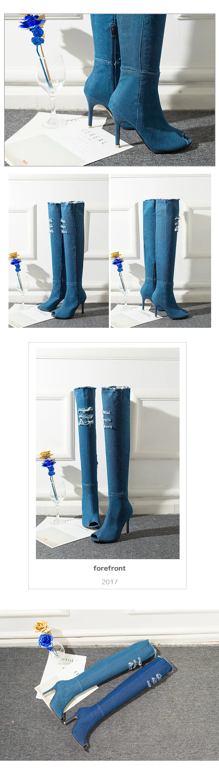 SENBAO/; женские сапоги; сезон лето-осень; Сапоги выше колена с ...