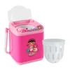 Mini Multifunction Kids Washing Machine Toy Beauty Sponge Brushes Washer Pretend Play Toys 5
